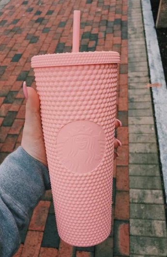 Starbucks deals Studded Light Pink Tumbler Set