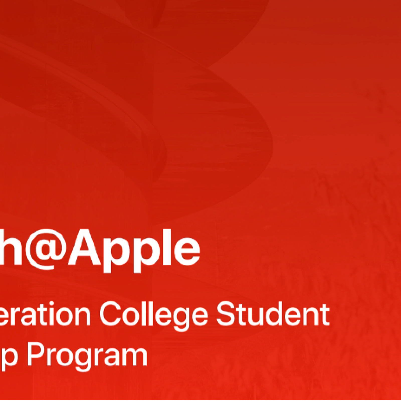 Apple Inudction Programme Apple University Program