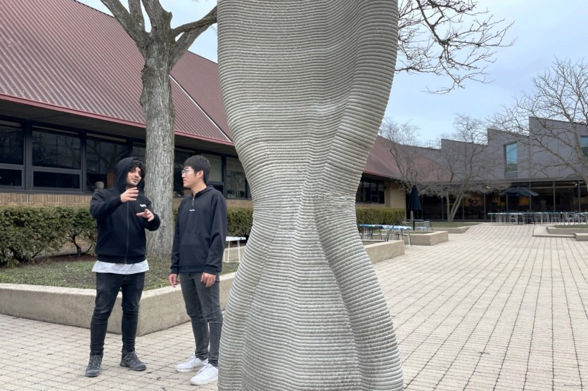 Groundbreaking project at Taubman College involving novel 3D concrete printing method