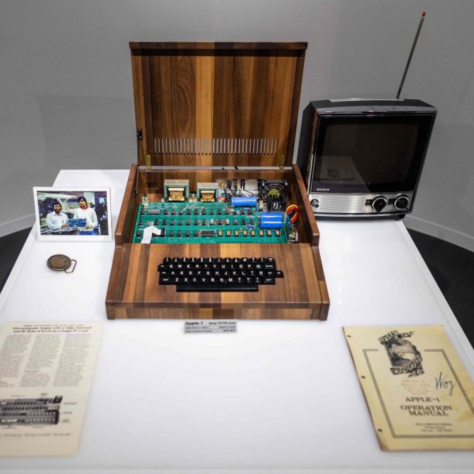 The First Apple Computer Macintosh Computer