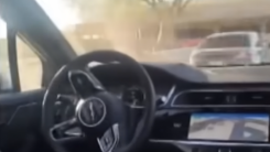 Mike Johns in Waymo taxi