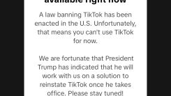 TikTok notification to users