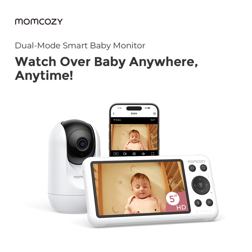 Momcozy 5-Inch Dual-Mode Smart Baby Monitor