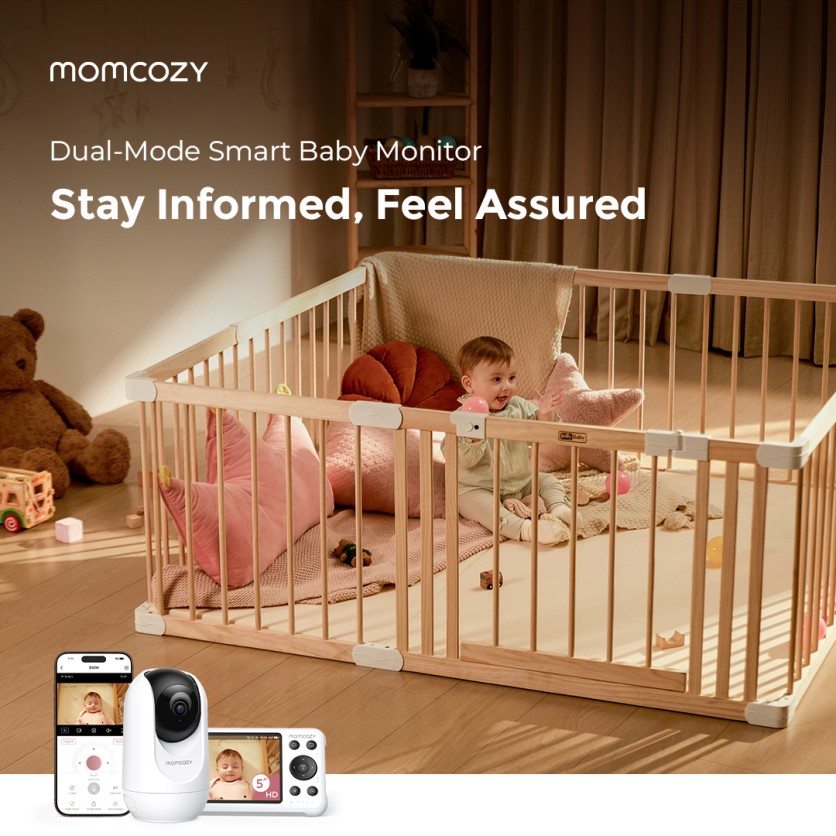 Momcozy 5-Inch Dual-Mode Smart Baby Monitor