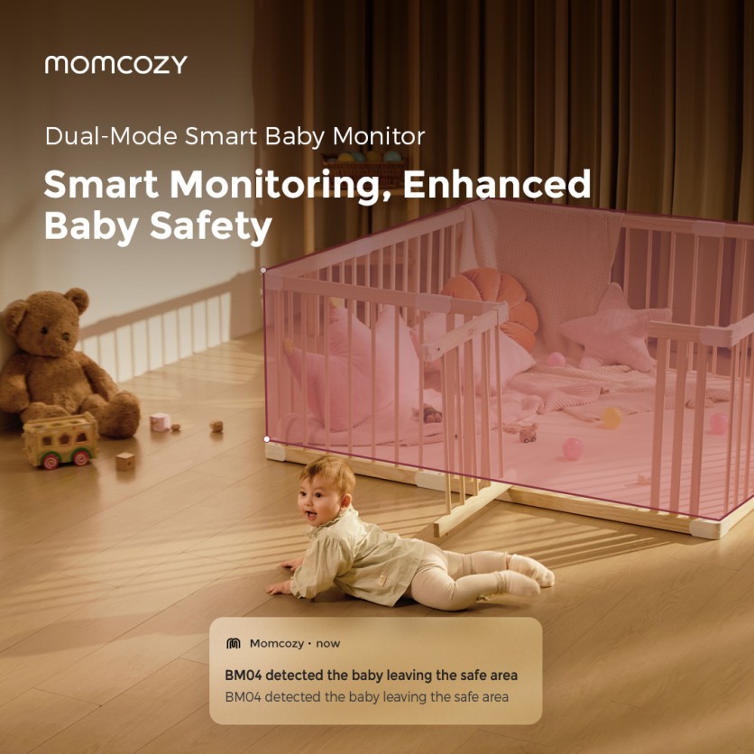 Momcozy 5-Inch Dual-Mode Smart Baby Monitor