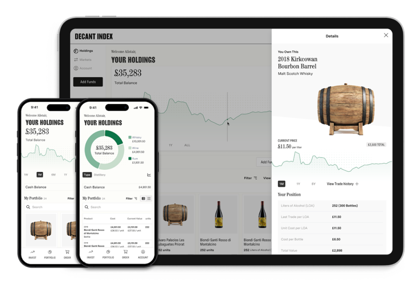 Decant Index Marketplace