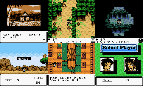 Six screenshots of Survival Kids