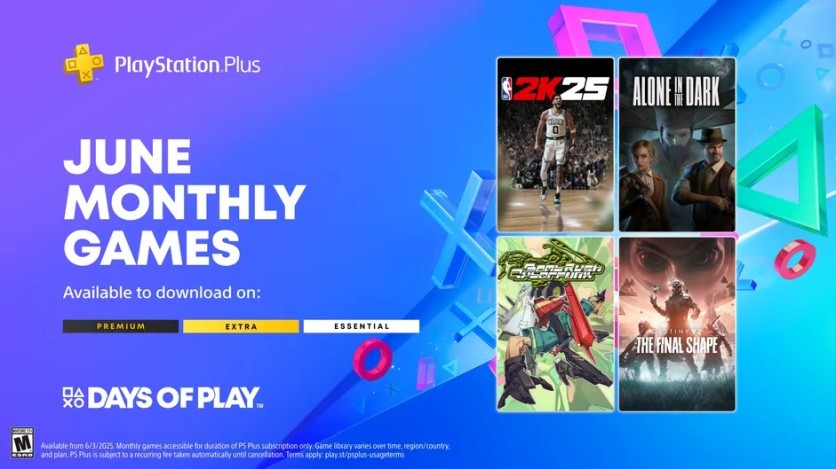 June Monthly Games PlayStation