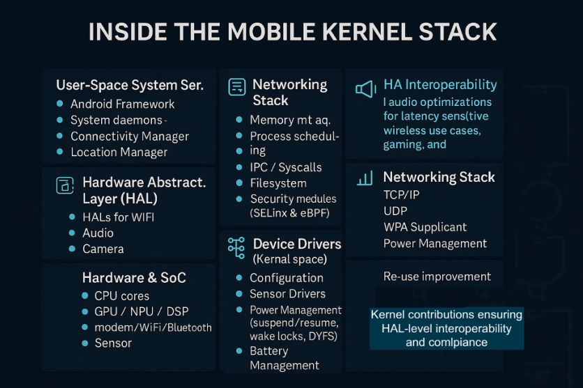 Inside the Mobile Kernel Stack