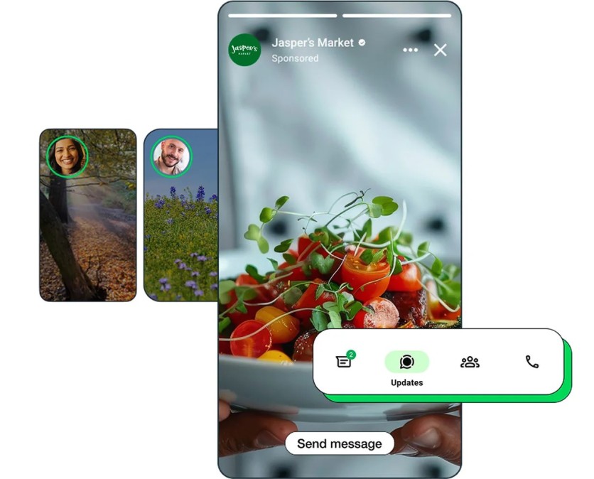 WhatsApp Channel discovery interface on mobile