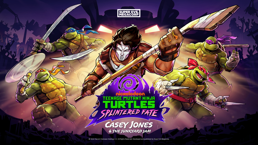 Casey Jones and TMNT charge into Junkyard Jam battle