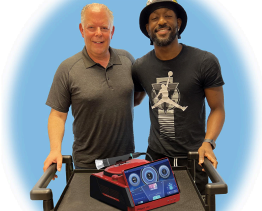 Dr. Joseph Costello and Kemba Walker