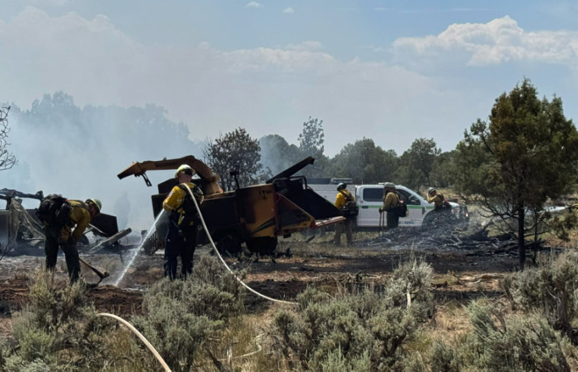 Tesla Cybertruck fire