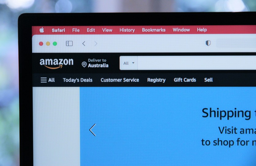 Amazon Prime Day banner on desktop browser