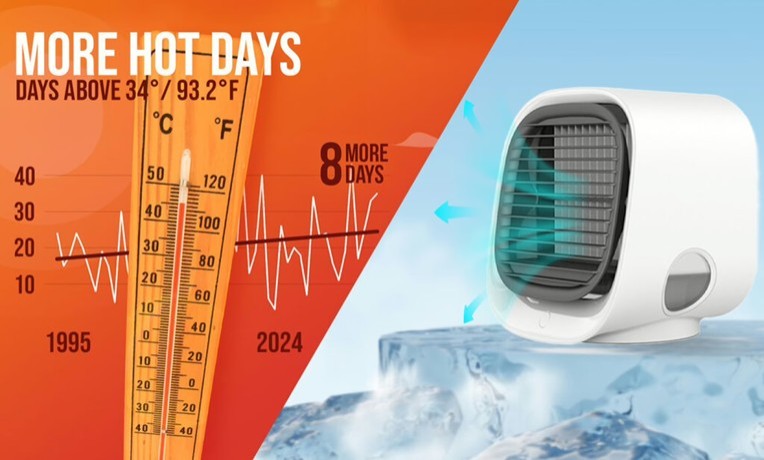 AiraBreeze Portable Air Cooler