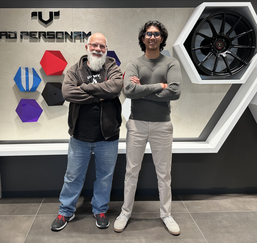 Prakshal Jain with Frank Casanova