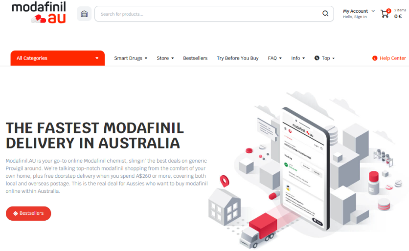 Buy Modafinil with fast AU delivery from ModafinilAU.