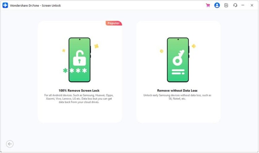 Wondershare Dr.Fone – Screen Unlock