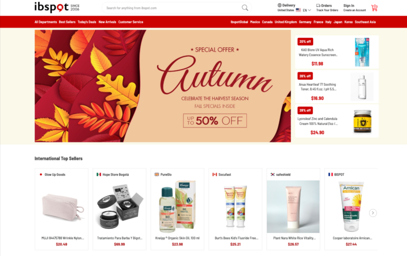 IBSPOT.com connects global shoppers with rare and unique products
