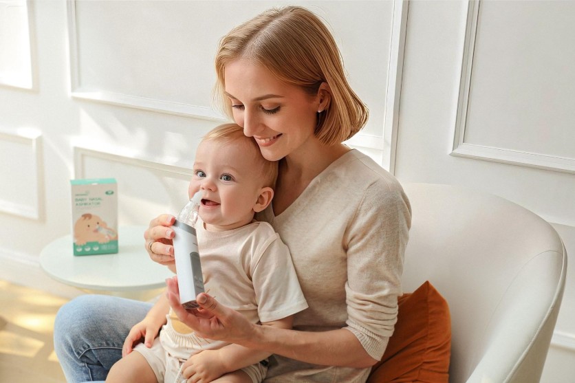 Grownsy's Adjustable Suction Nasal Aspirator with 3 Soft Tips