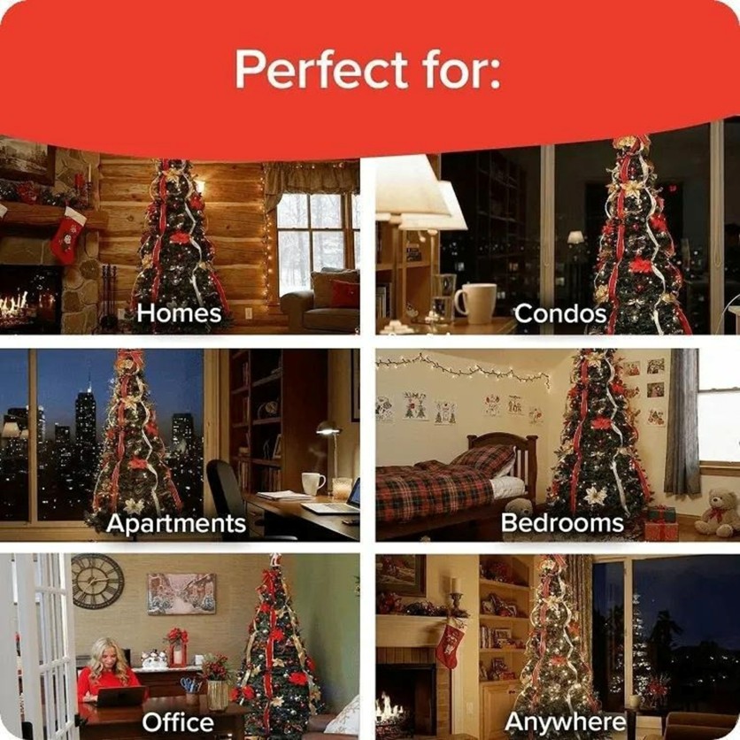 Superstar Santa Pop-Up Christmas Tree
