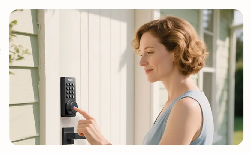 Philips 4200 Series Built-in Wi-Fi Fingerprint Smart Deadbolt