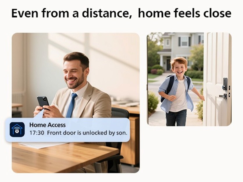 Philips 4200 Series Built-in Wi-Fi Fingerprint Smart Deadbolt