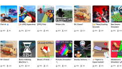 Roblox Games Chart