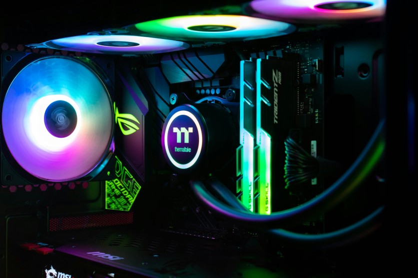 PC with RGB Fans