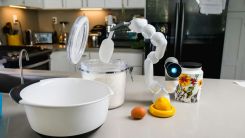 ClicBot in Smart Home Kitchen