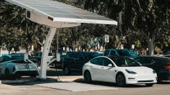 Electric Cars Charging on Stations