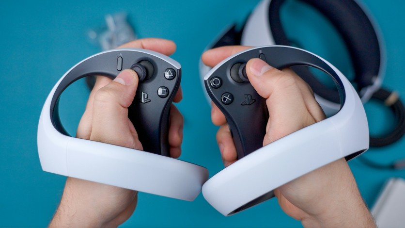 Person holding VR Controller
