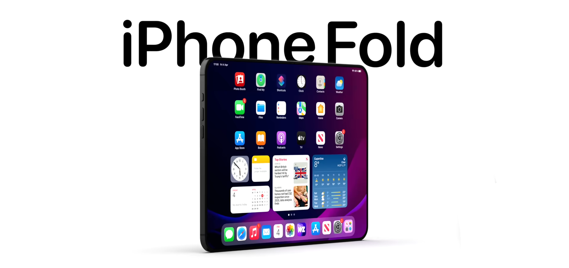 iPhone Fold Size: 'More Wide Than Tall,' Says Reports