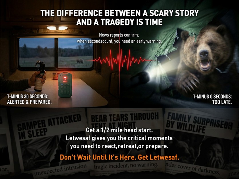 LETWESAF Camping Radar Security Alarm