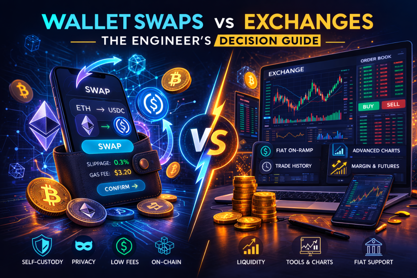 Wallet Swaps vs Exchanges: The Engineer's Decision Guide