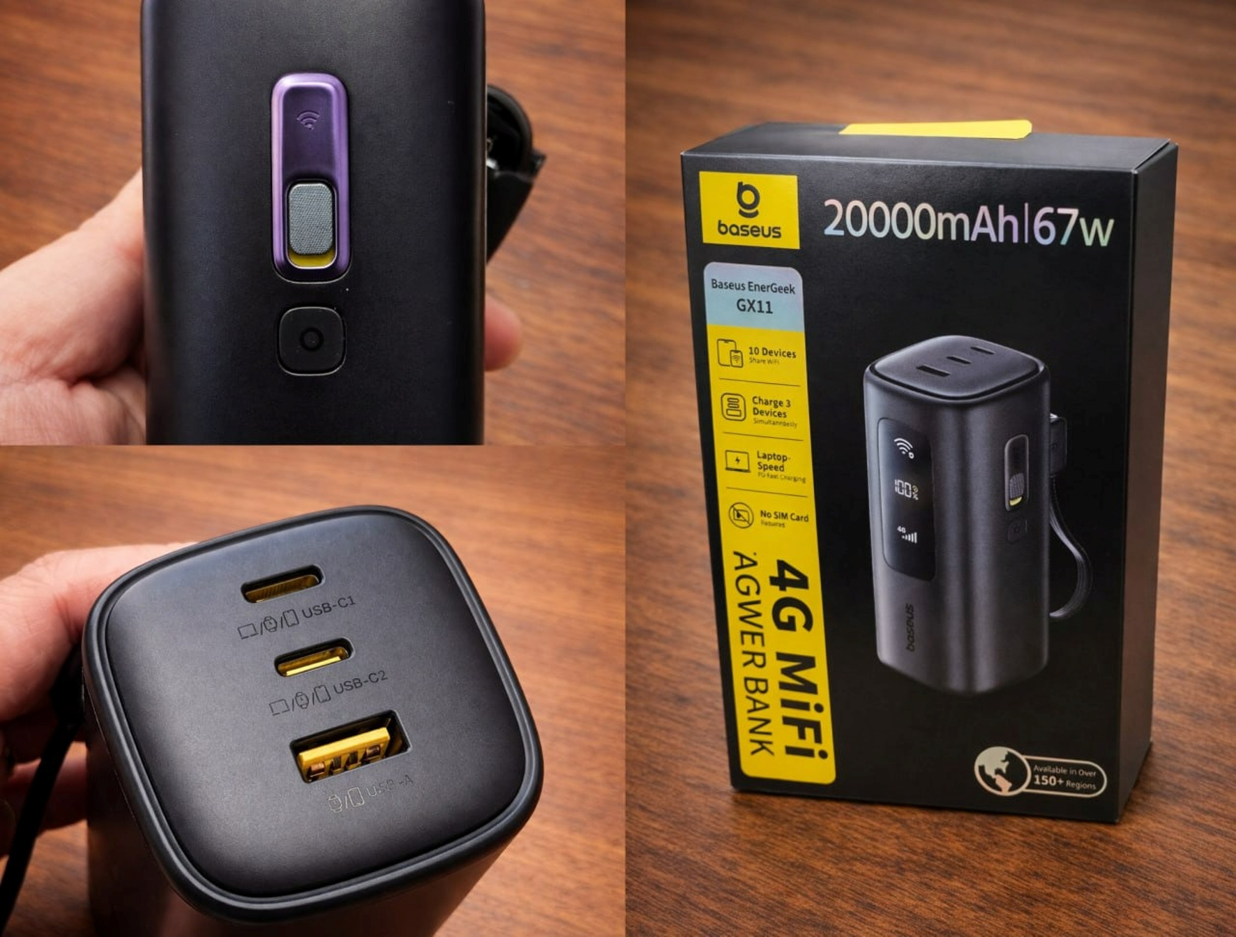 Baseus EnerGeek GX11 MiFi Power Bank: A Travel Essential That Does It All