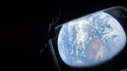 NASA Astronaut Looking Back at Earth