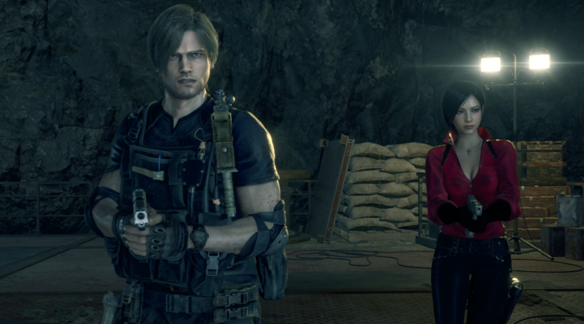Leon Kennedy and Ada Wong in RE4 Remake