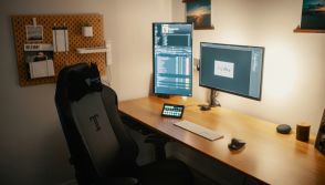 Computer Setup on a Desk