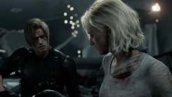 Leon and Grace in Resident Evil Requiem