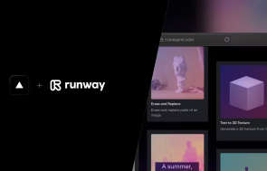 Runway enables next-generation content creation with AI and Vercel
