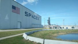 SpaceX Launch Pad in the Kennedy Space Center.