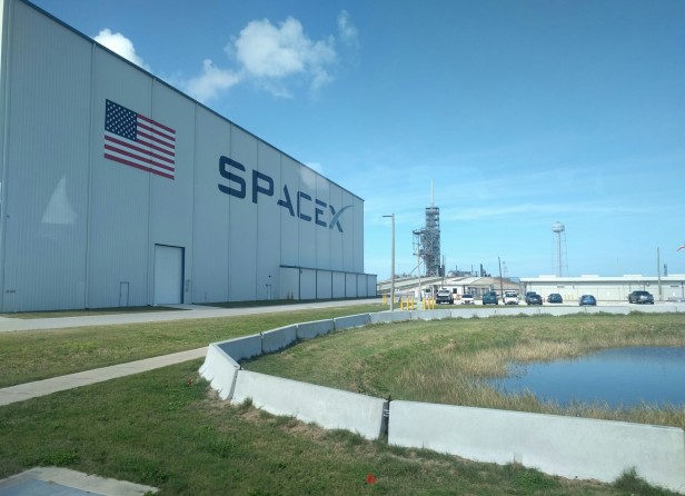 SpaceX Launch Pad in the Kennedy Space Center.