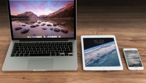 MacBook, iPad and iPhone