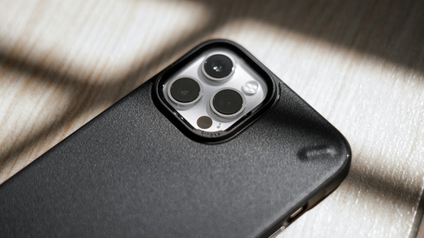 iPhone with Black Phone Case
