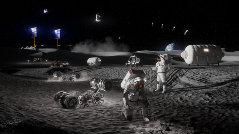 NASA Moon Base Renderings