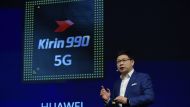 Richard Yu (Yu Chengdong), head of Huawei's consumer business, speaks