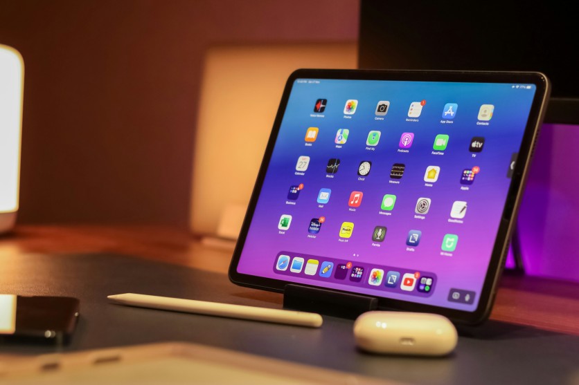 iPad and Stylus Pen on Desk