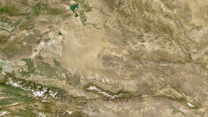 Satellite Image of Xinjiang
