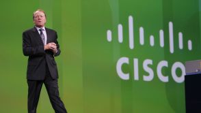 Former Cisco Systems CEO John Chambers delivers a keynote at